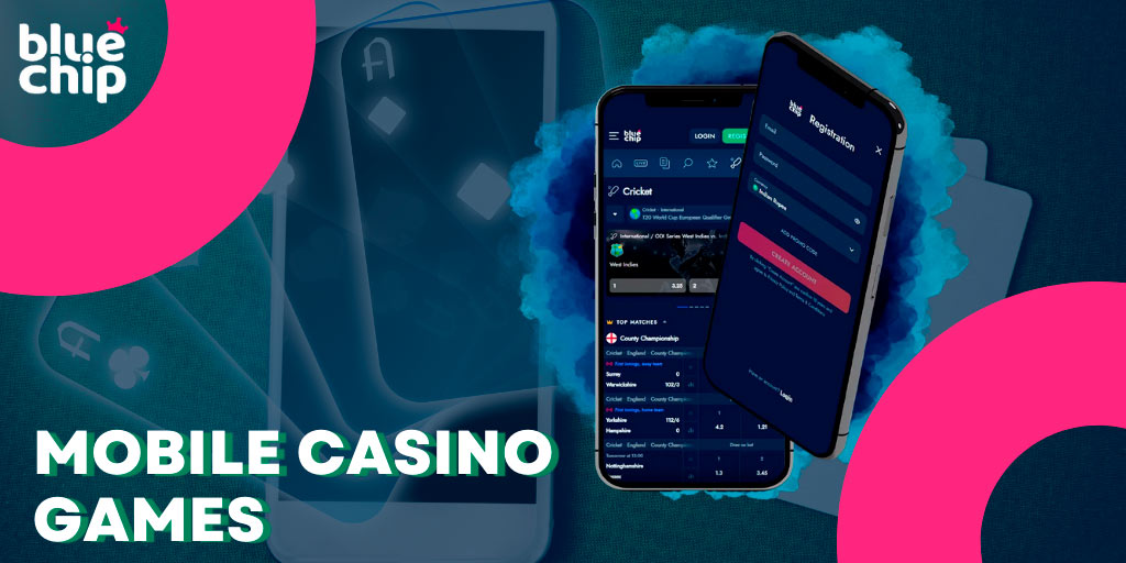 Bluechip io casino games on mobile