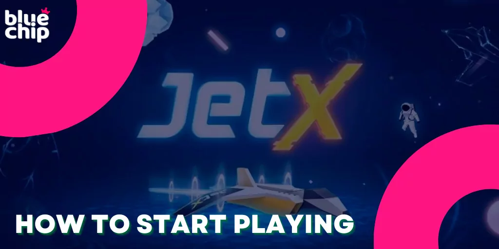 Bluechip JetX requires you to create an account before playing